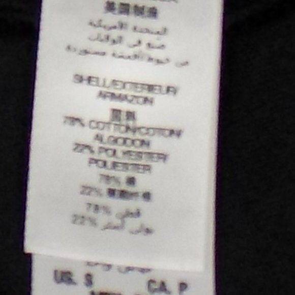 Juicy Couture Black Label Black Velour Hooded Poncho Size Small NWT - Picture 12 of 12